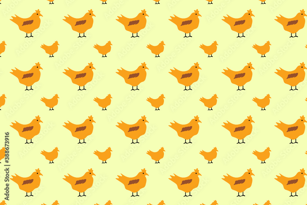 Chicken Digital Paper. suitable for backgrounds and wallpapers.