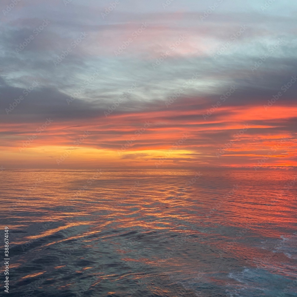 sunset in the sea sunset in the sea