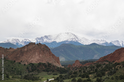 mountain range in the mountains