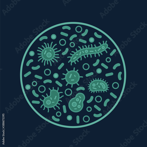 bacillus pattern - bacteria & viruses