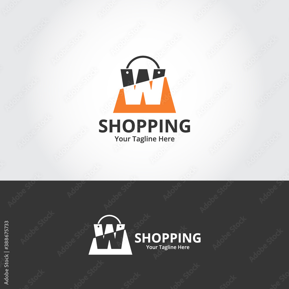 Initial W Shop Logo designs Template. Illustration vector graphic of letter and shop bag combination logo design concept. Perfect for Ecommerce,sale, discount or store web element. Company emblem Initial W Shop Logo designs Template. Illustration vector graphic of letter and shop bag combination logo design concept. Perfect for Ecommerce,sale, discount or store web element. Company emblem