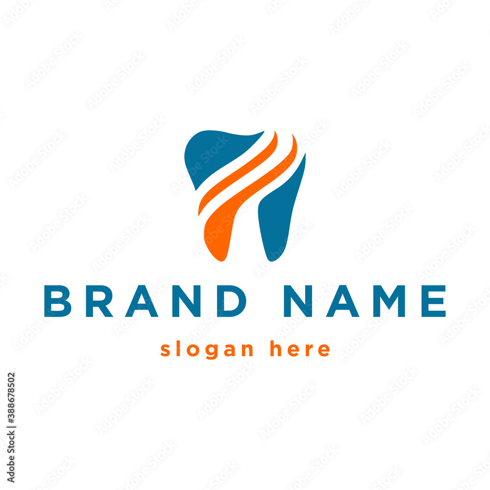Dental logo design template Dental logo design template
