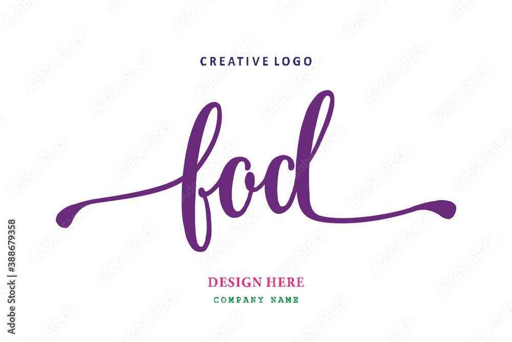 FOD lettering logo is simple, easy to understand and authoritative FOD lettering logo is simple, easy to understand and authoritative