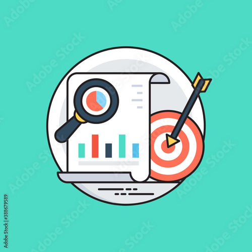 A sheet with statistical analysis representing market analysis