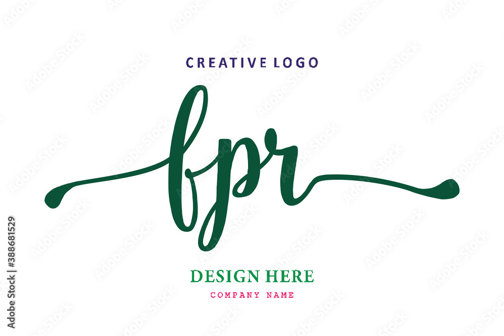 FPR lettering logo is simple, easy to understand and authoritative FPR lettering logo is simple, easy to understand and authoritative