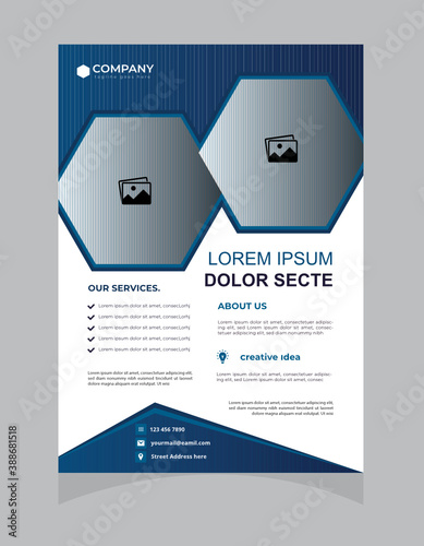 Corporate flyer template.