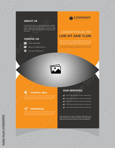 Corporate flyer template.