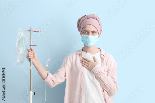 Woman undergoing chemical t...