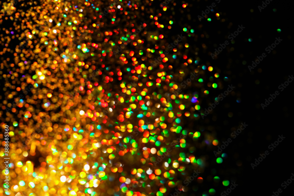 Dark abstract background with blurred lights Dark abstract background with blurred lights