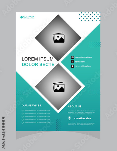 Corporate flyer template.