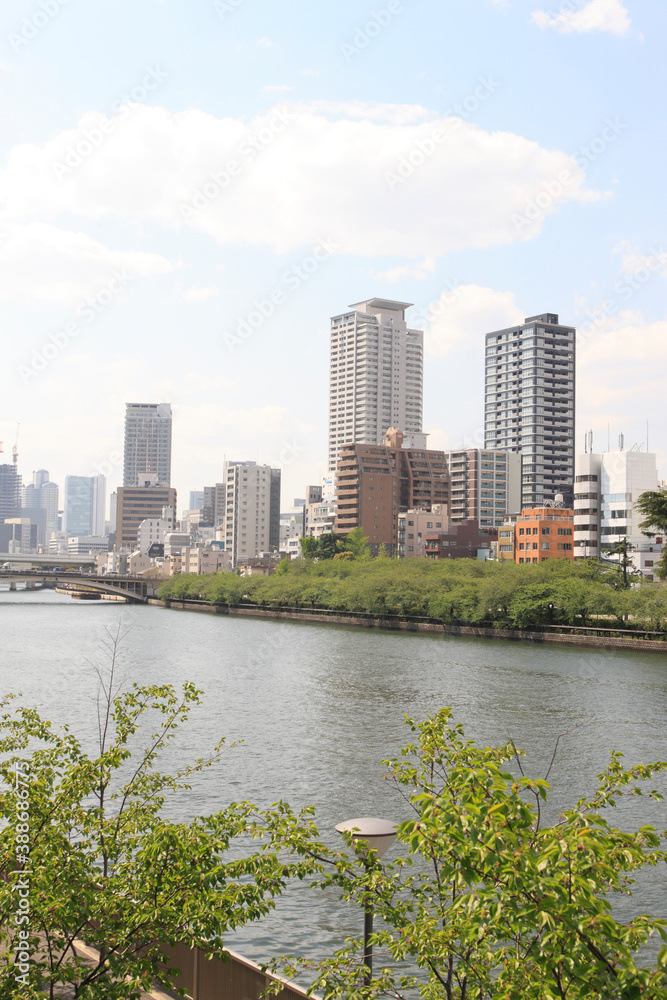 天満橋からの風景