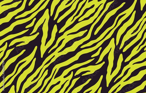 zebra print pattern on black background.