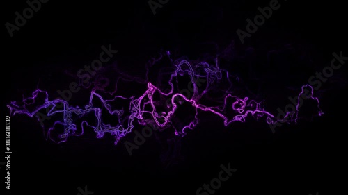 Animated Purple Lightning Background