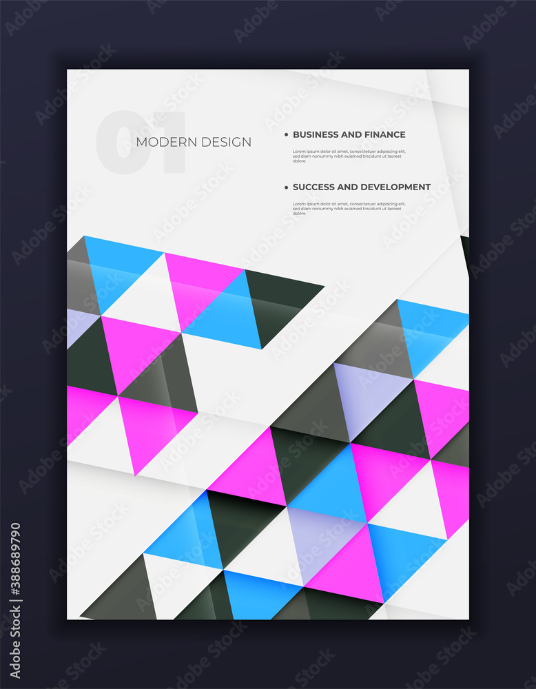 Colorful card design vector 