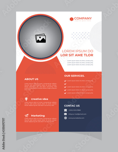 Corporate flyer template.