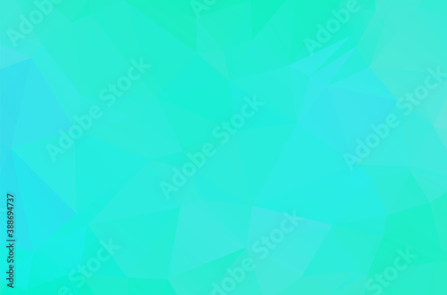 Gradient Green vector shining triangular layout. Glitter abstract illustration