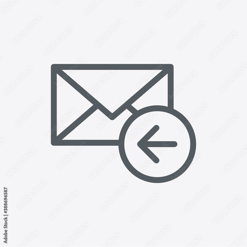 Mail icon isolated on background. Envelope symbol modern, simple, vector, icon for website design, mobile app, ui. Vector Illustration Mail icon isolated on background. Envelope symbol modern, simple, vector, icon for website design, mobile app, ui. Vector Illustration