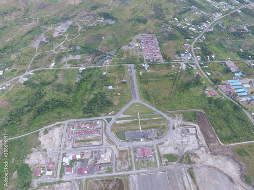 hills in Takengon Aceh when it is cloudy