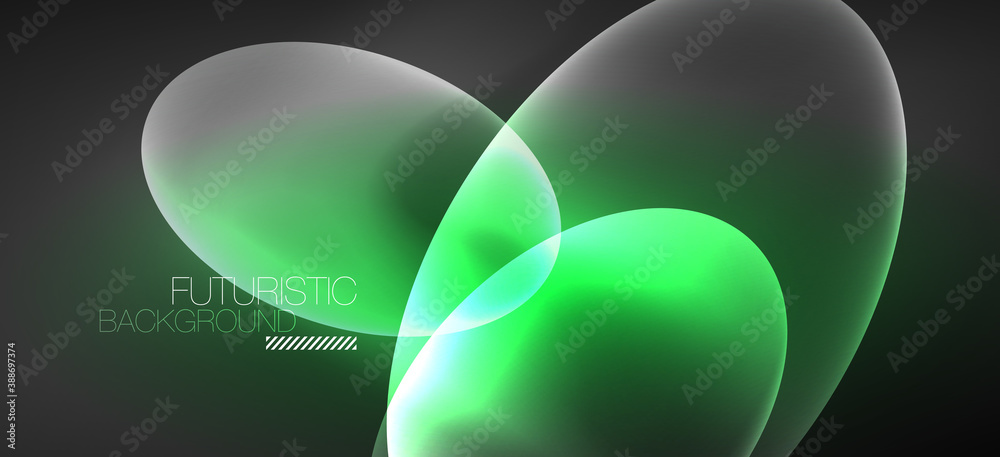 Neon ellipses abstract backgrounds. Shiny bright round shapes glowing in the dark. Vector futuristic illustrations for covers, banners, flyers and posters and other Neon ellipses abstract backgrounds. Shiny bright round shapes glowing in the dark. Vector futuristic illustrations for covers, banners, flyers and posters and other