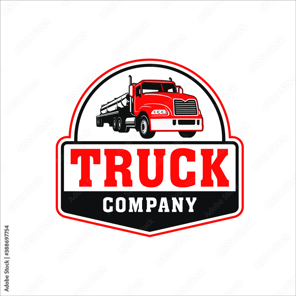 Trucking company with a classic style Trucking company with a classic style