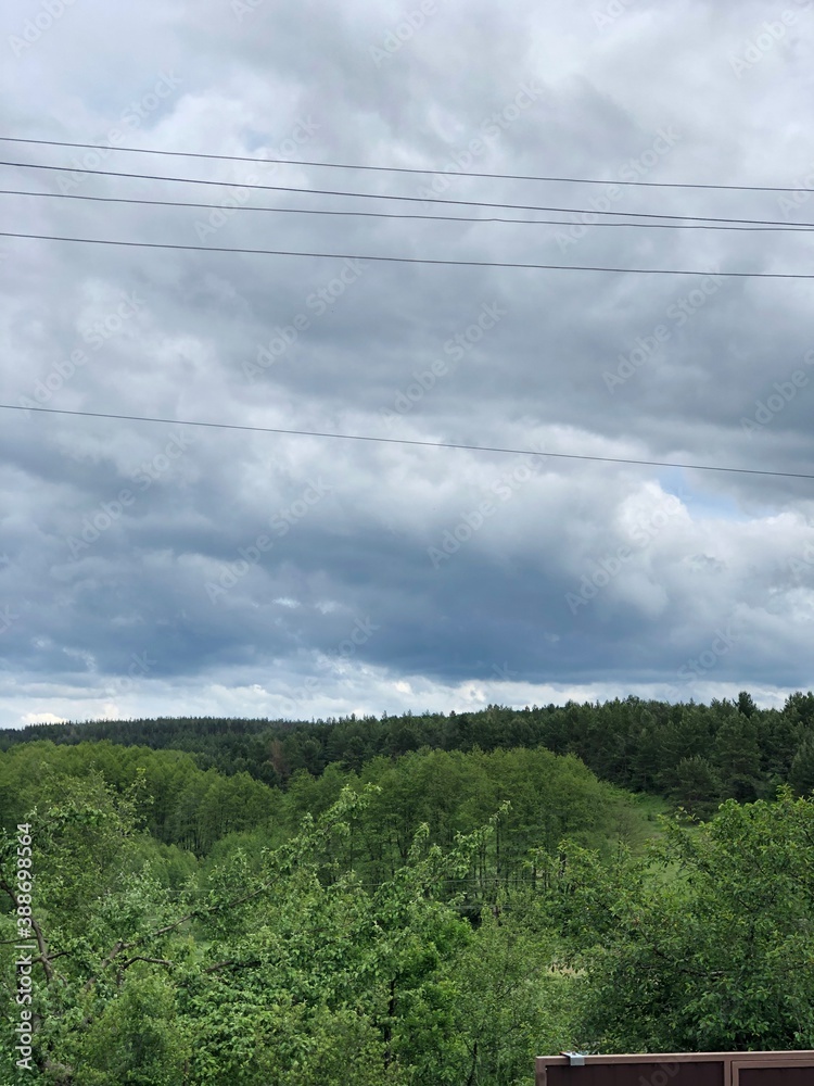 clouds over the bridge