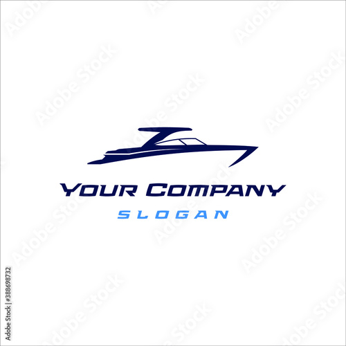 The boat with a sharp line design