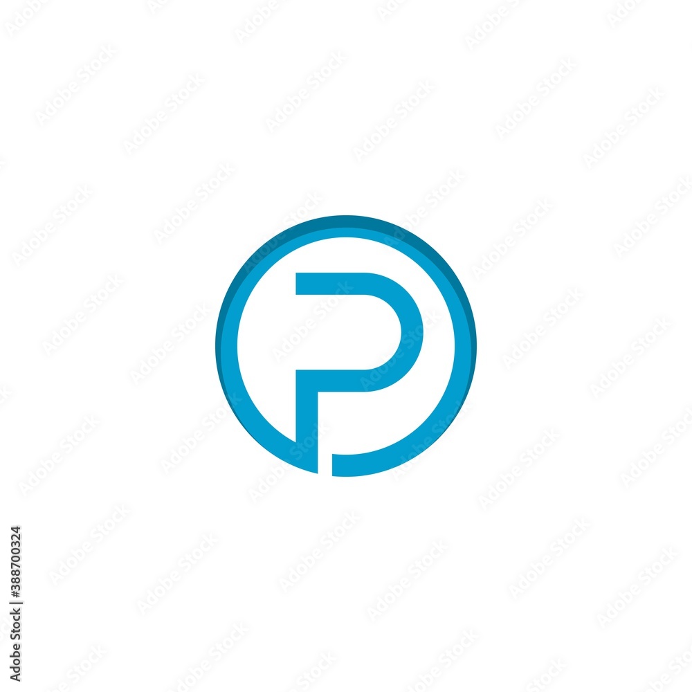 P letter logo template logo vector icon illustration P letter logo template logo vector icon illustration