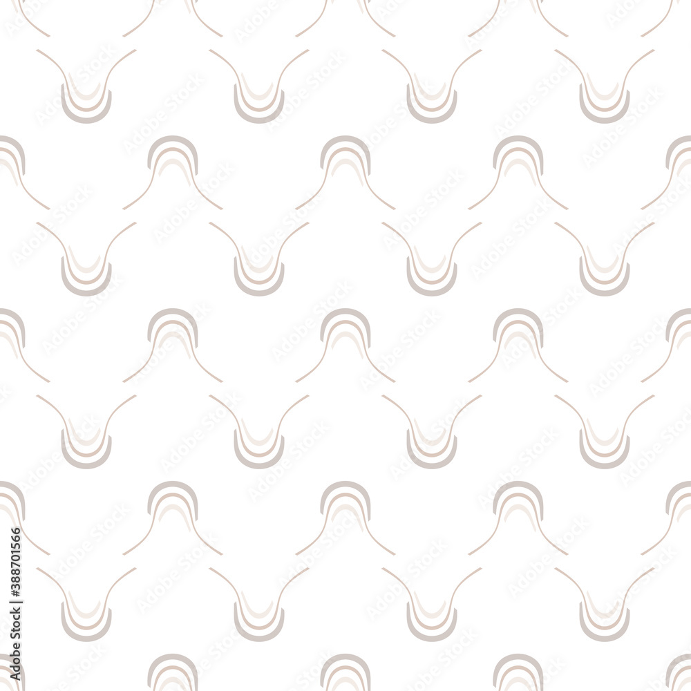 Fototapeta premium Seamless pattern with hand drawn vector elements. Colorful background in minimalist style.