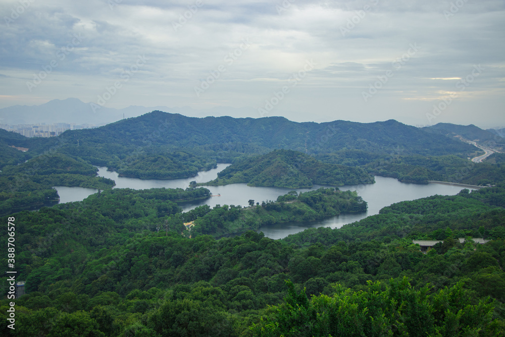 lake in the mountains
