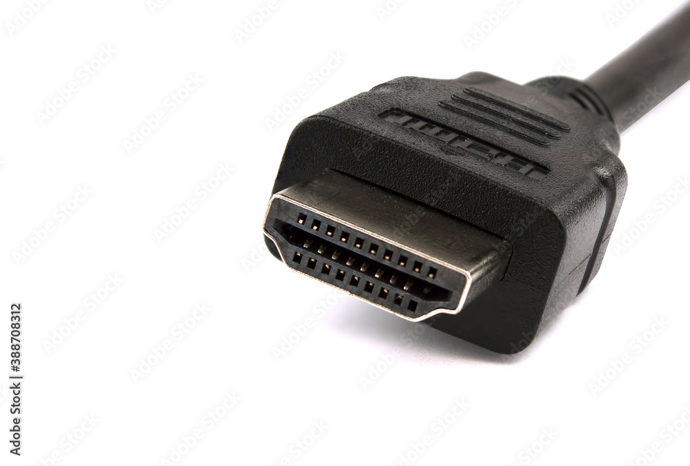 HDMI Cable isolated on white background. HDMI Cable isolated on white background.