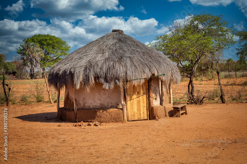 Obraz na plátně african village