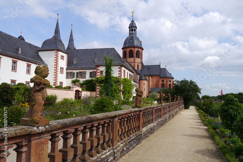Konventgarten Putte Basilika in Seligenstadt in Hessen