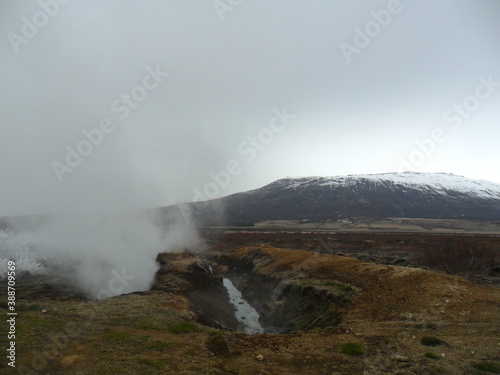 Hiking in the wild and dramatic landscapes of Iceland's fjords, volcanoes, mountains, geysers and waterfalls