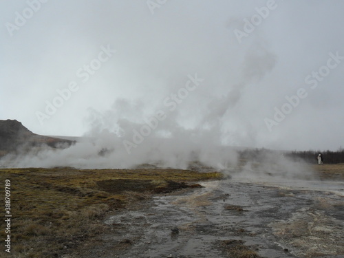 Hiking in the wild and dramatic landscapes of Iceland's fjords, volcanoes, mountains, geysers and waterfalls