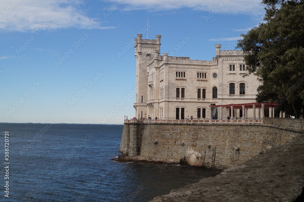 Miramare castle in Trieste, October 2016