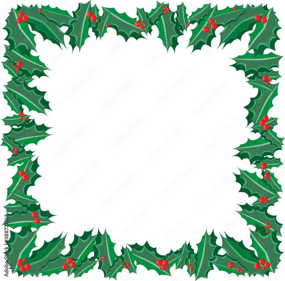 hoe, christmas, frame, decoration, holiday, xmas, tree, holly, green, border, celebration, ornament, nature,