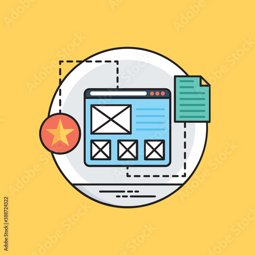 
Computer/mobile application with picture and gears to edit representing process of photo editing 
