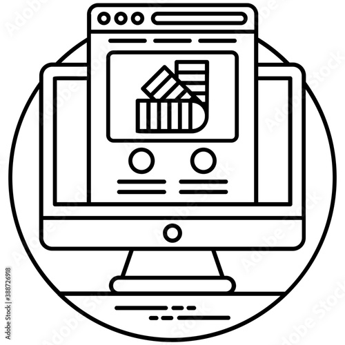
Computer/mobile application with picture and gears to edit representing process of photo editing 
