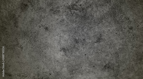 Texture of old gray concrete wall for background