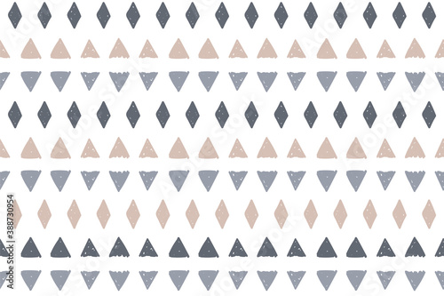 Ethnic vector seamless pattern. Tribal geometric background, boho motif, maya, aztec ornament illustration. rug textile print texture