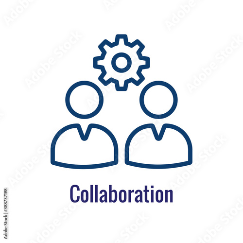 Companies merging together, one buying out the other - icons