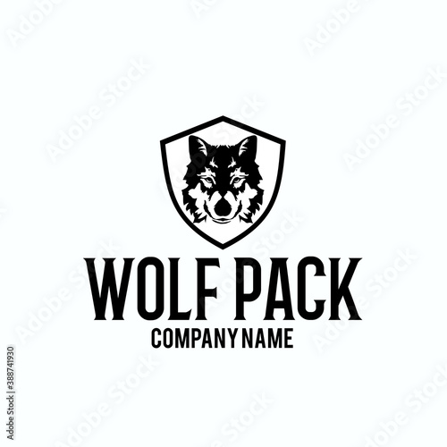 wolf pack logo exclusive design inspiration