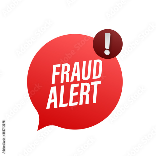 Fraud alert. Security Audit, Virus Scanning, Cleaning, Eliminating Malware, Ransomware. Vector stock illustration.