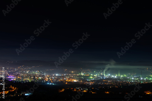Nighttime cityscape 