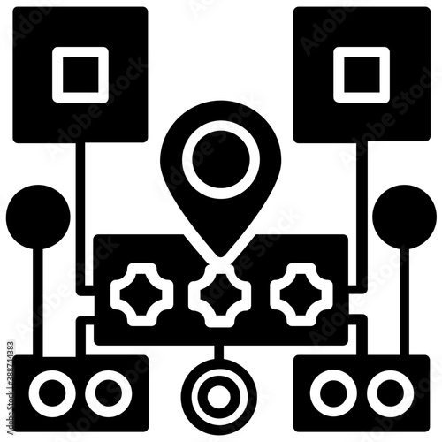 
Human avatar surrounded by a network of entities, this icon is for affiliate marketing 
