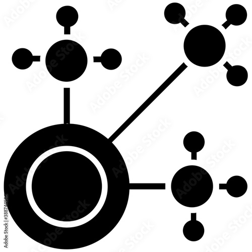 
Human avatar surrounded by a network of entities, this icon is for affiliate marketing 
