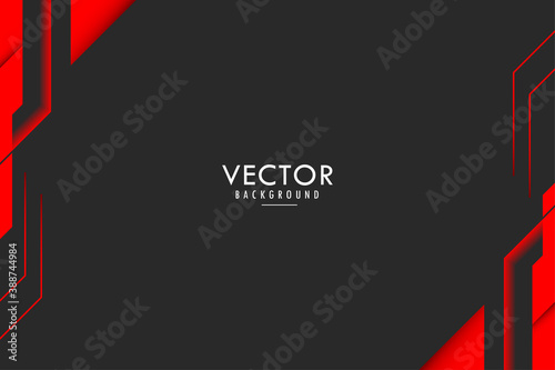 Red Lines Shape Modern Technology Abstract Geometric Background Wallpaper