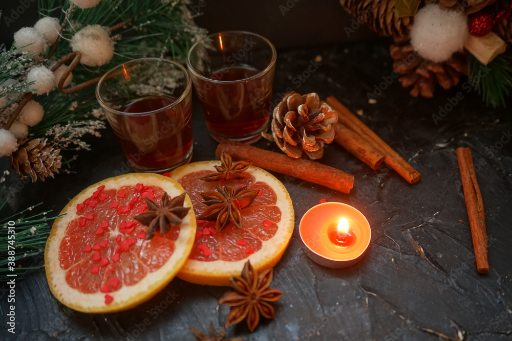 mulled wine with spices mulled wine with spices