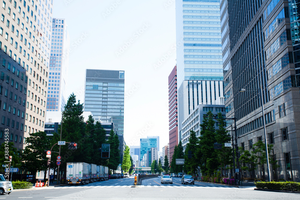Naklejka premium 大手町