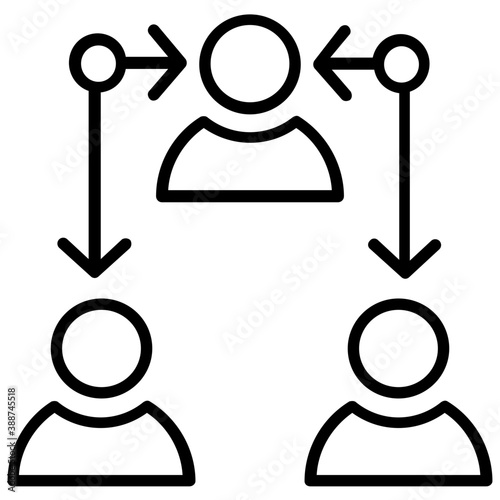 
Human avatar surrounded by a network of entities, this icon is for affiliate marketing 
